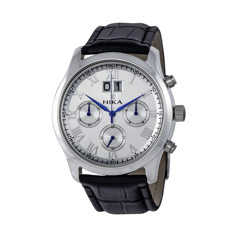 Купить серебряные мужские наручные часы НИКА EGO артикул 1898.0.9.11A с доставкой - nikawatches.ru