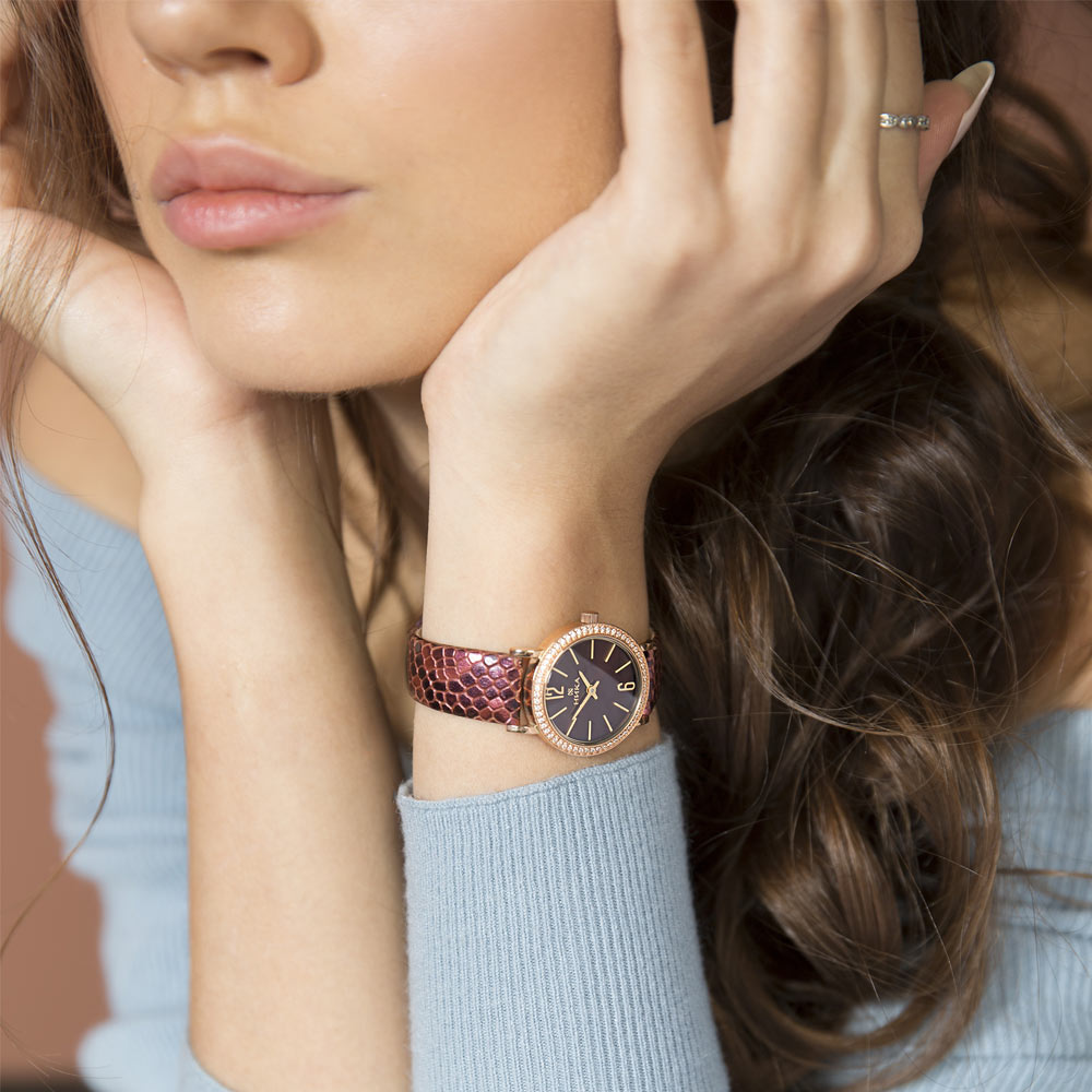 Купить золотые женские наручные часы НИКА Slimline артикул 0102A.2.1.64A с доставкой - nikawatches.ru