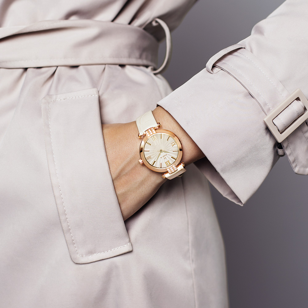 Купить золотые женские наручные часы НИКА Slimline артикул 0111.2.1.81A с доставкой - nikawatches.ru