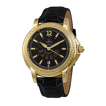 золотые мужские часы CELEBRITY 1068.1.3.54A