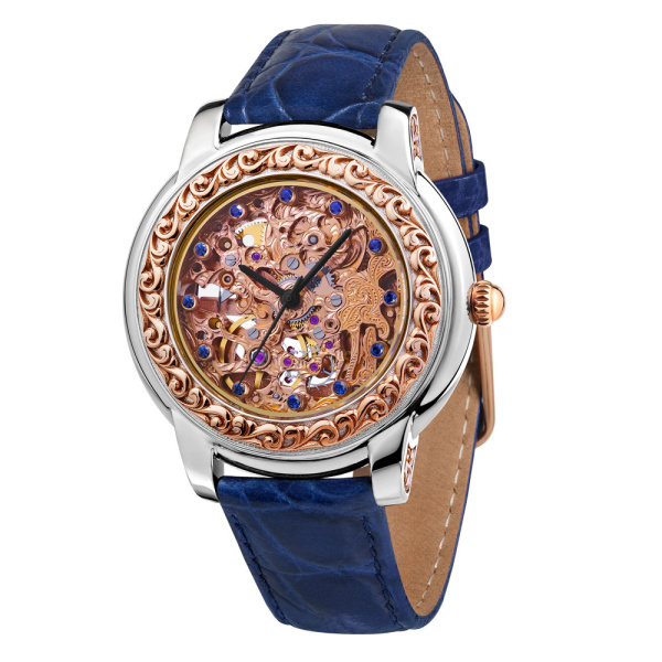 Часы Ag 925°, Au 585° 1103.4.19.96A