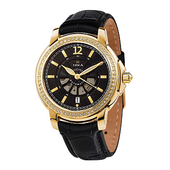 золотые мужские часы CELEBRITY 1068.1.3.54A