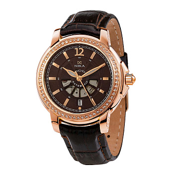 золотые мужские часы CELEBRITY 1068.1.1.64A