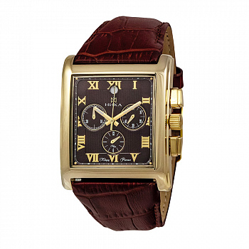 золотые мужские часы CELEBRITY 1064.0.3.61H