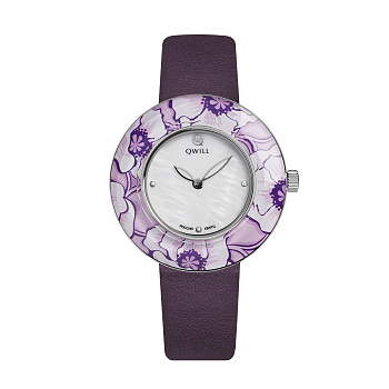 серебряные женские часы QWILL 6251.03.03.9.35A