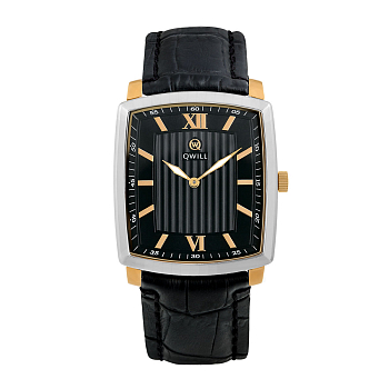 серебряные мужские часы QWILL 6002.01.01.9.53A.EG