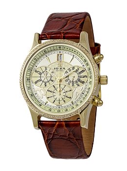 золотые мужские часы CELEBRITY 1057.1.3.42E