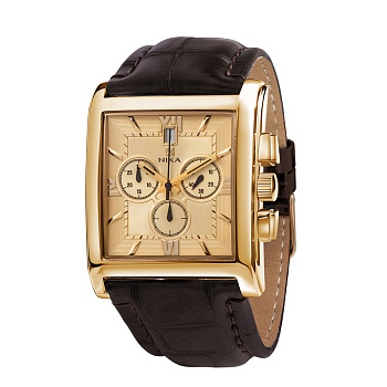 золотые мужские часы CELEBRITY 1064.0.3.43H