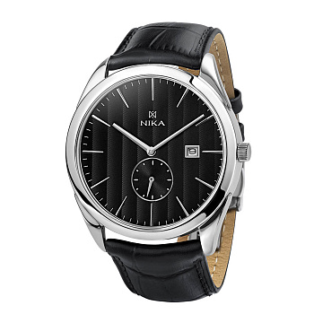 серебряные мужские часы Slimline 0116.0.9.55A.B